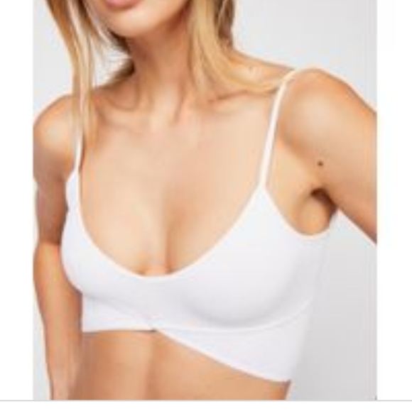 Free People Other - Free people barely there seamless longline bra